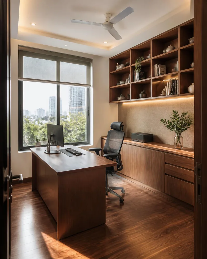 AI-generated home office design inspiration